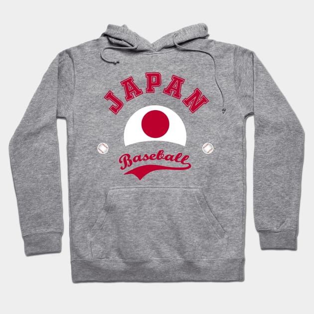 Japan national baseball team Hoodie by CulturedVisuals